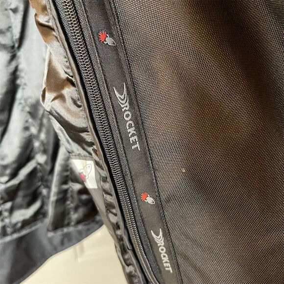 Joe Rocket Women's Motorcycle Jacket Black Full-Zip Reflective Piping Sz S - Picture 7 of 8